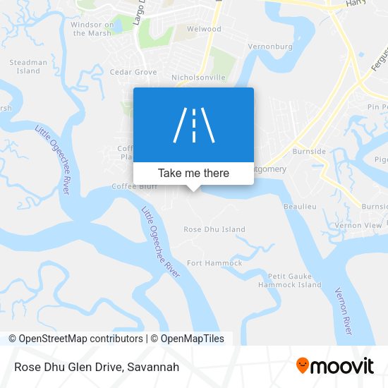 Rose Dhu Glen Drive map