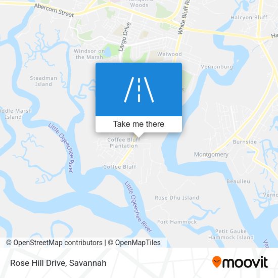 Mapa de Rose Hill Drive