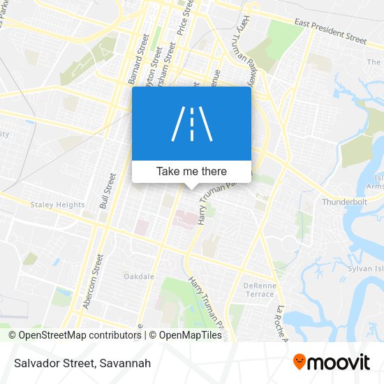 Salvador Street map