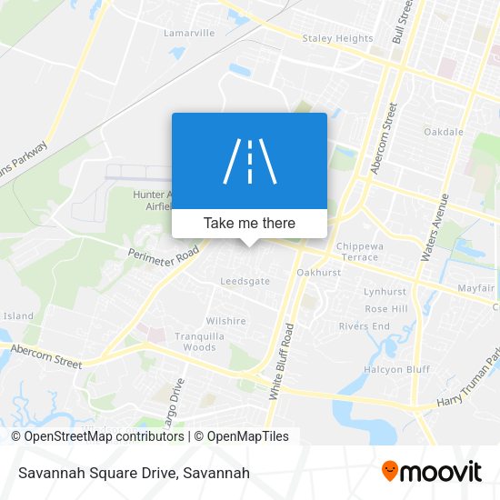 Savannah Square Drive map