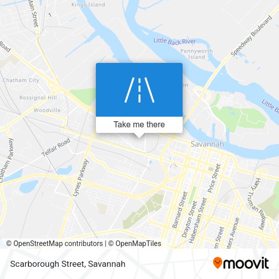 Mapa de Scarborough Street