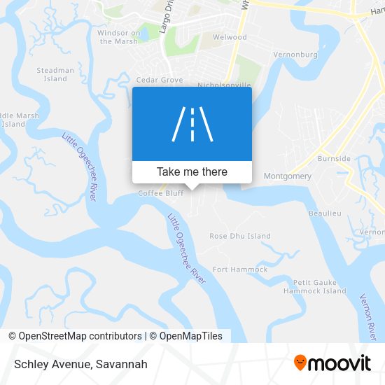 Schley Avenue map