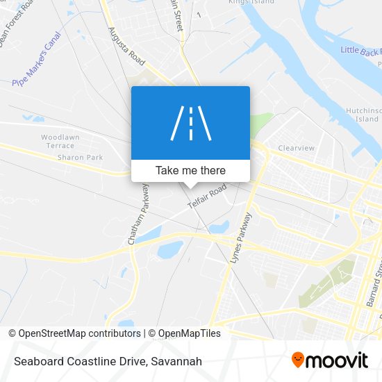 Seaboard Coastline Drive map