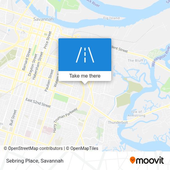 Mapa de Sebring Place