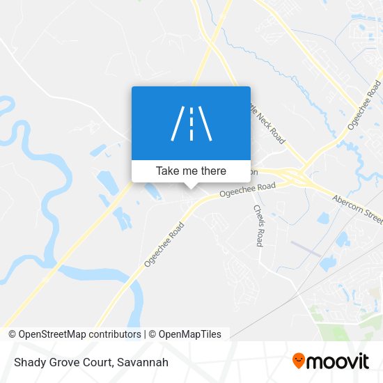 Mapa de Shady Grove Court