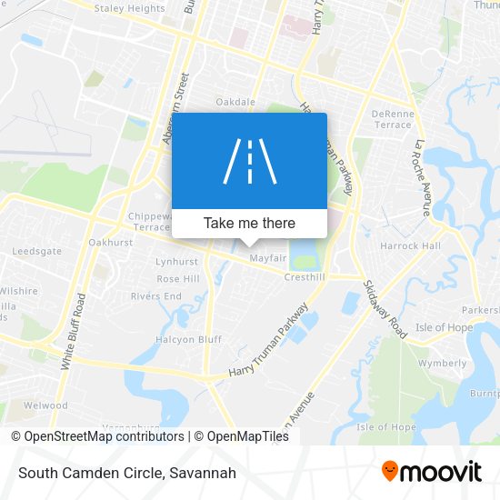 Mapa de South Camden Circle