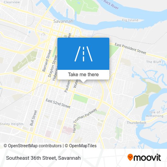 Mapa de Southeast 36th Street