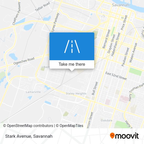 Mapa de Stark Avenue