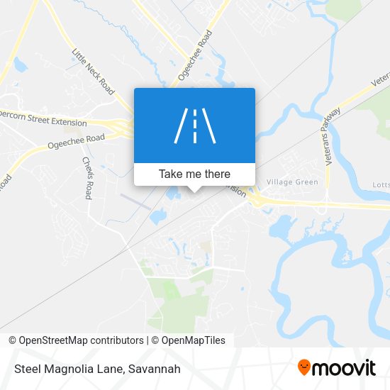 Mapa de Steel Magnolia Lane