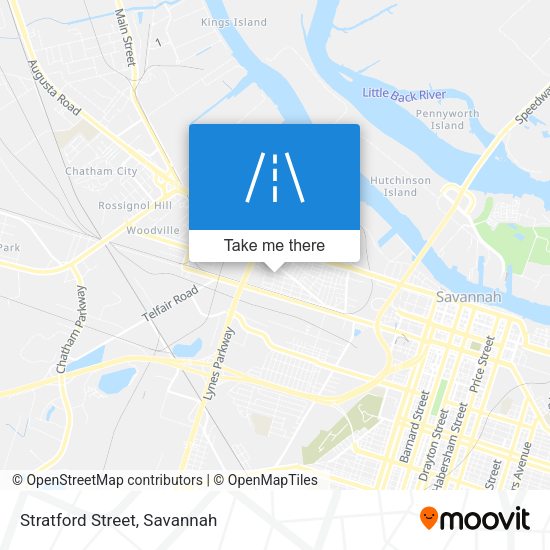 Mapa de Stratford Street