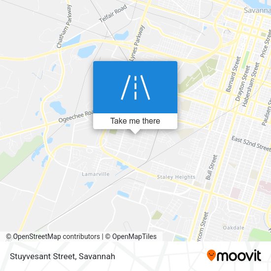 Mapa de Stuyvesant Street