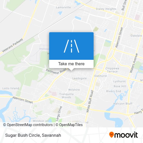 Mapa de Sugar Bush Circle