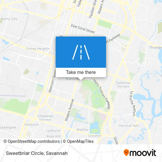 Sweetbriar Circle map