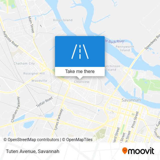 Mapa de Tuten Avenue