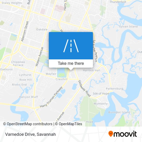 Mapa de Varnedoe Drive