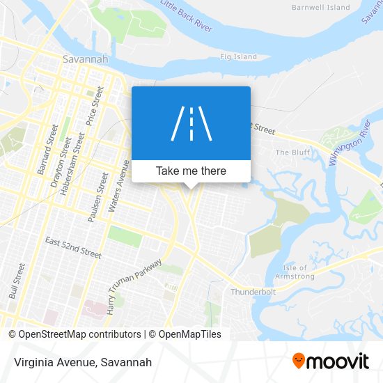 Mapa de Virginia Avenue