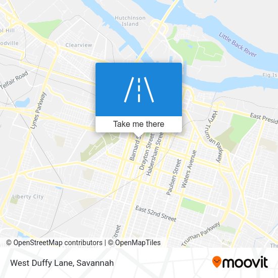 West Duffy Lane map