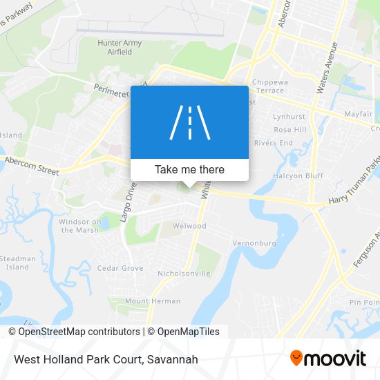 West Holland Park Court map