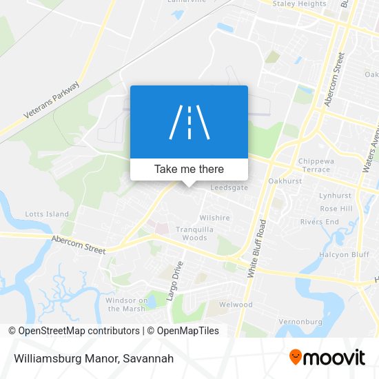 Mapa de Williamsburg Manor