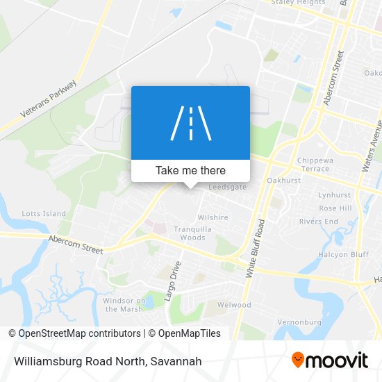 Williamsburg Road North map