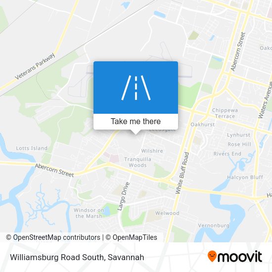 Williamsburg Road South map