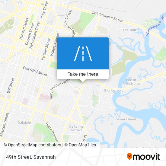 Mapa de 49th Street