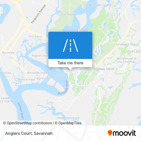 Mapa de Anglers Court
