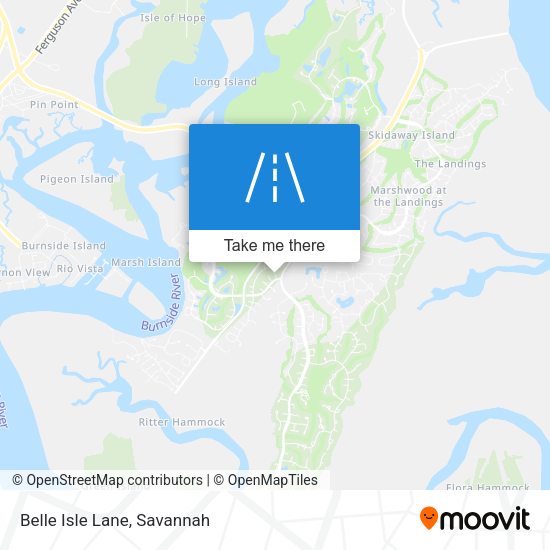 Mapa de Belle Isle Lane