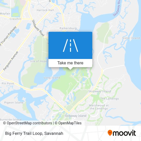Big Ferry Trail Loop map
