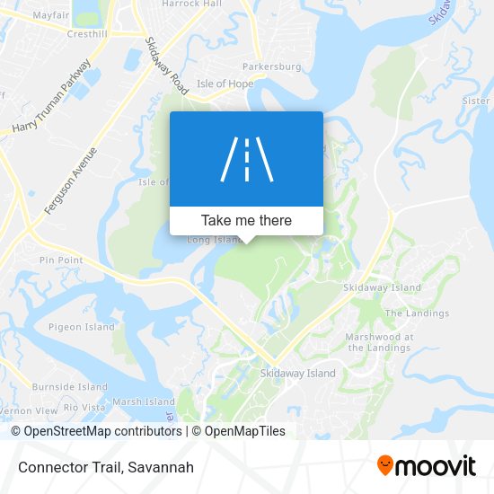 Mapa de Connector Trail