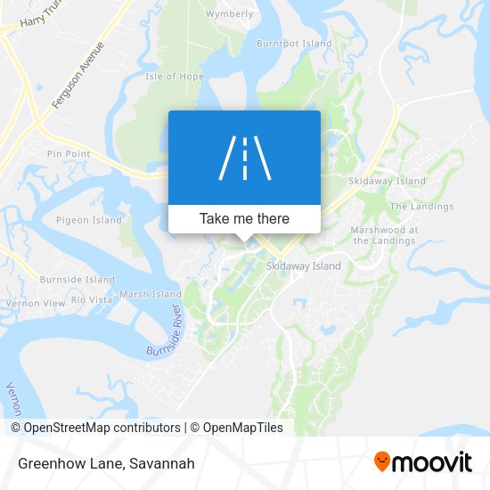 Greenhow Lane map