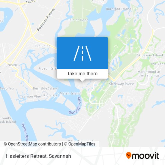 Hasleiters Retreat map