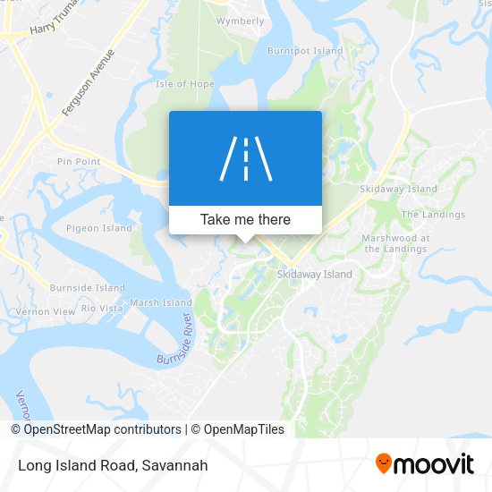 Mapa de Long Island Road