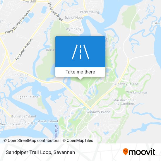Sandpiper Trail Loop map