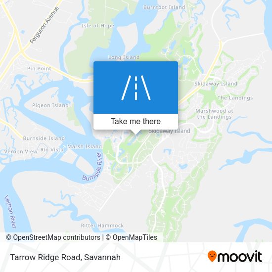 Tarrow Ridge Road map