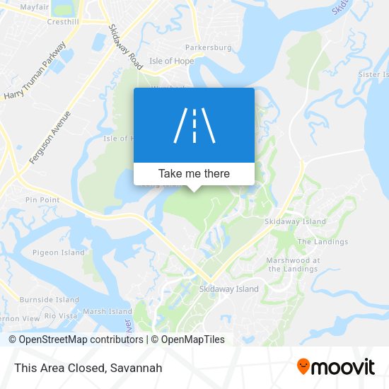 This Area Closed map