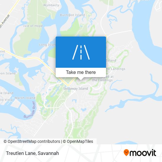 Treutlen Lane map