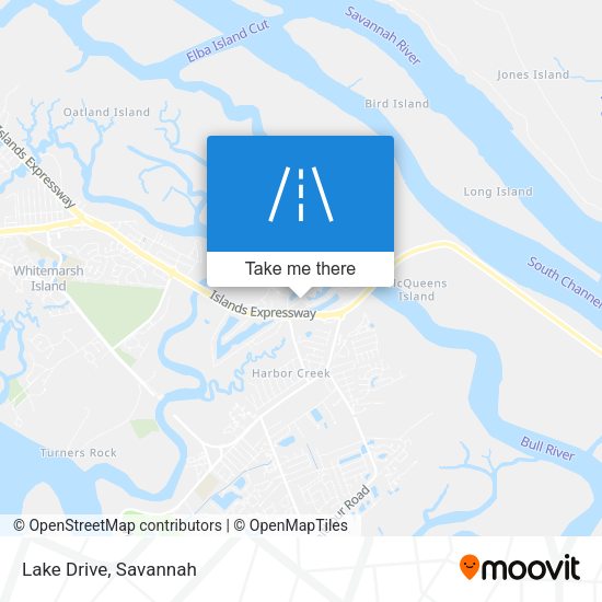 Lake Drive map