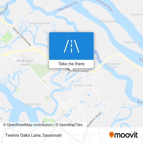 Mapa de Twelve Oaks Lane