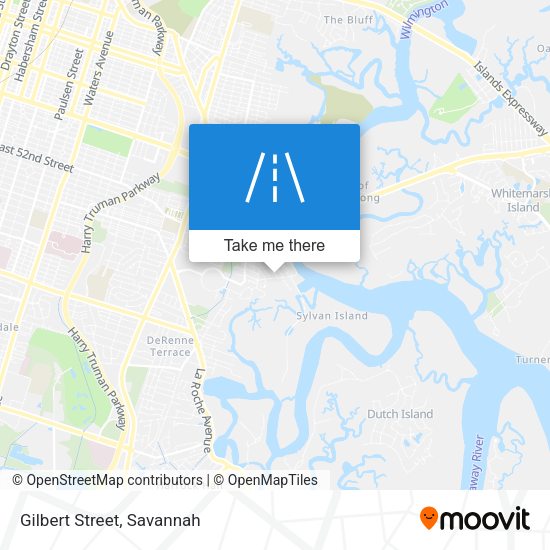 Mapa de Gilbert Street
