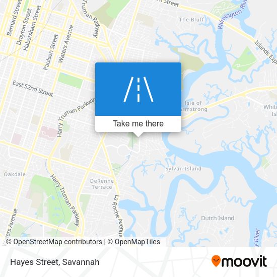 Hayes Street map