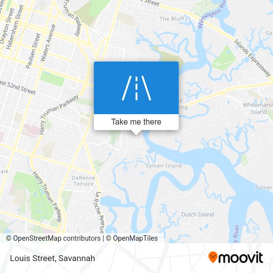 Mapa de Louis Street