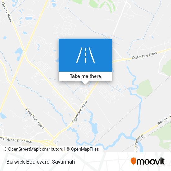 Mapa de Berwick Boulevard