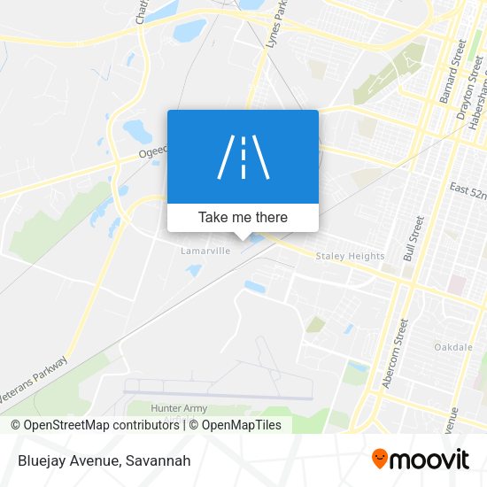 Mapa de Bluejay Avenue