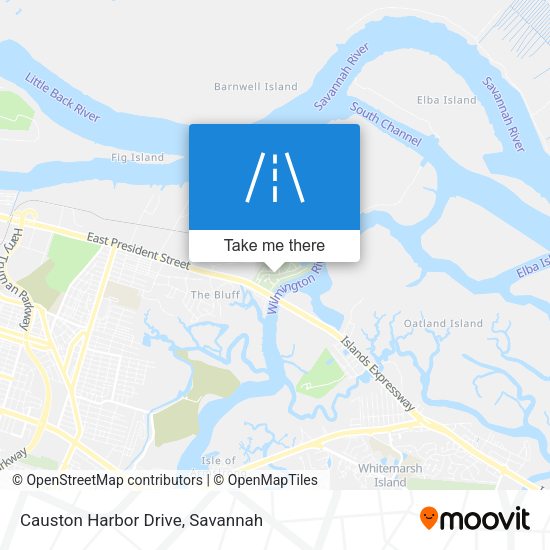 Causton Harbor Drive map