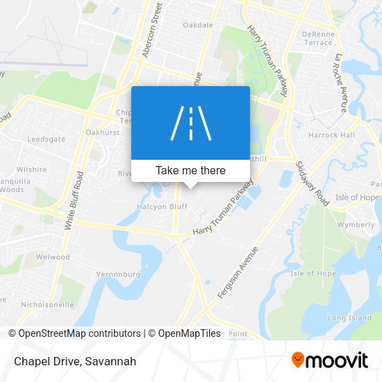 Mapa de Chapel Drive