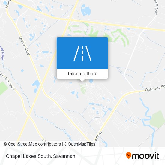 Chapel Lakes South map