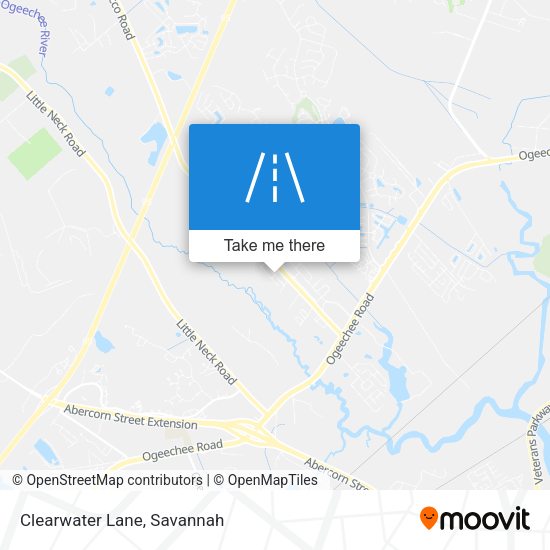 Mapa de Clearwater Lane