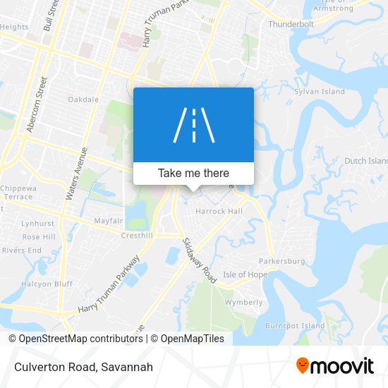 Culverton Road map