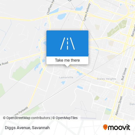 Diggs Avenue map